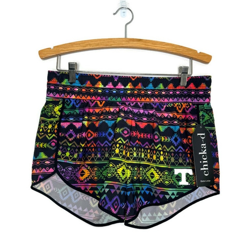 Tennessee Volunteers Vols Colorful Boho Printed Shorts Women’s Size XL Chicka-D